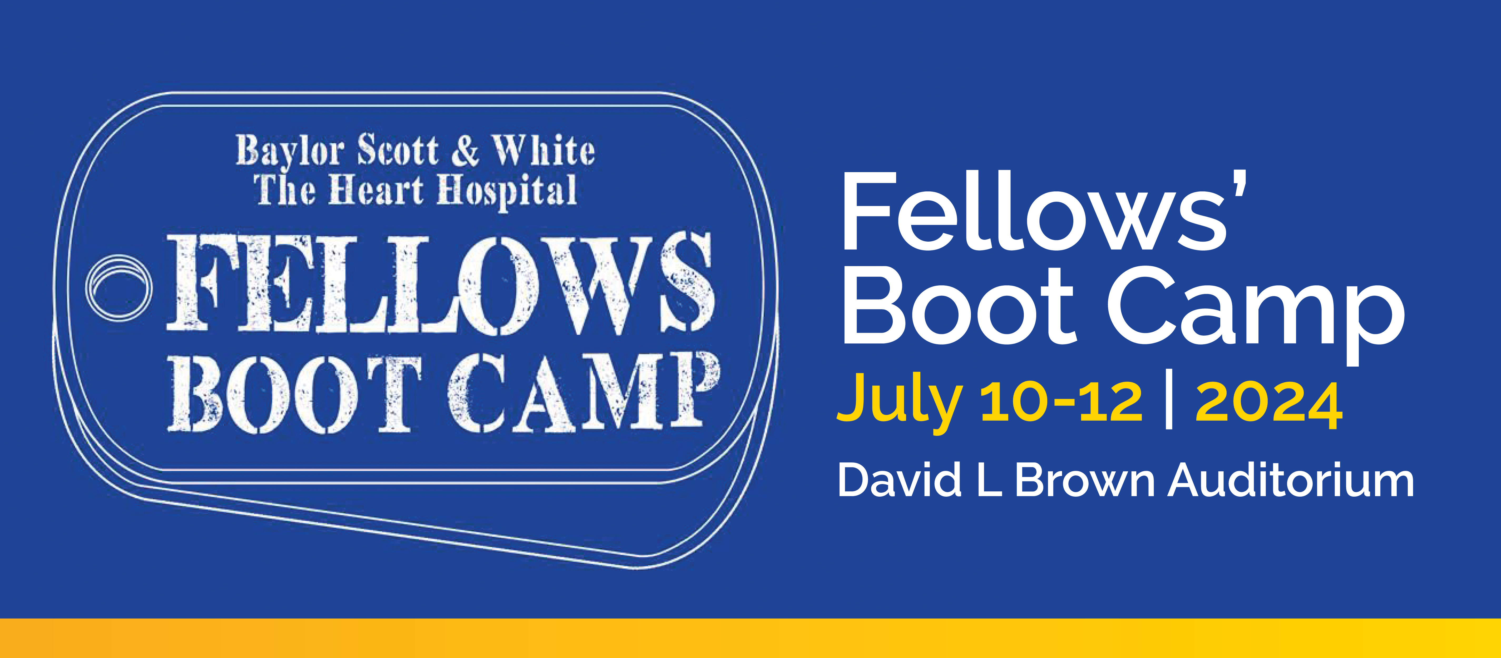 Fellows Boot Camp