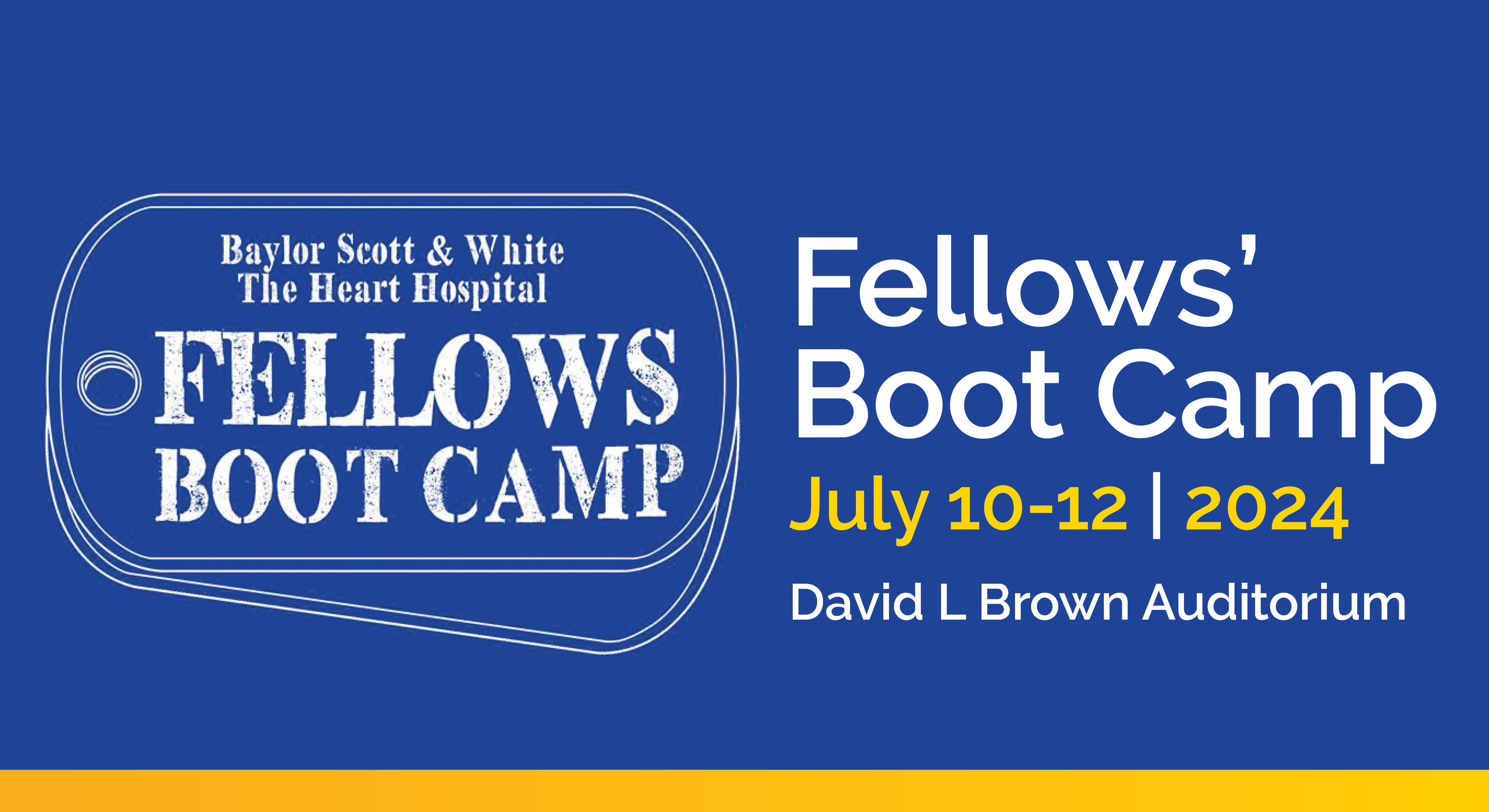 Fellows Boot Camp